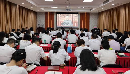 省棉麻集团组织收看庆祝中国共产党  成立100周年大会